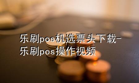 乐刷pos机选票头下载-乐刷pos操作视频