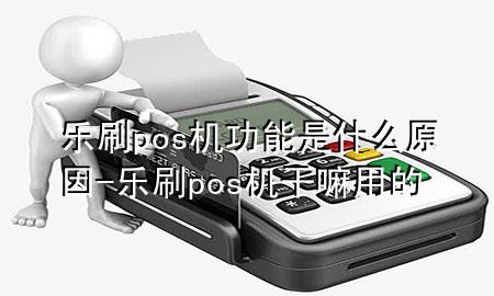 乐刷pos机功能是什么原因-乐刷pos机干嘛用的