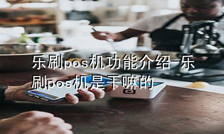 乐刷pos机功能介绍-乐刷pos机是干嘛的