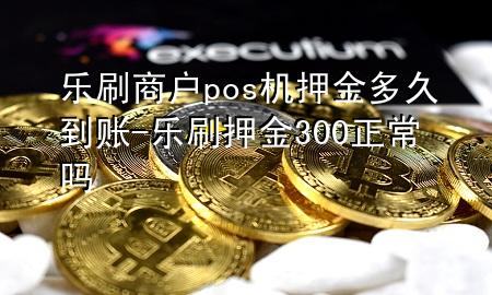 乐刷商户pos机押金多久到账-乐刷押金300正常吗